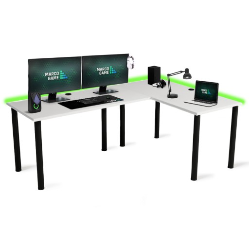 Угловой игровой стол LED MARCO GAME для офиса