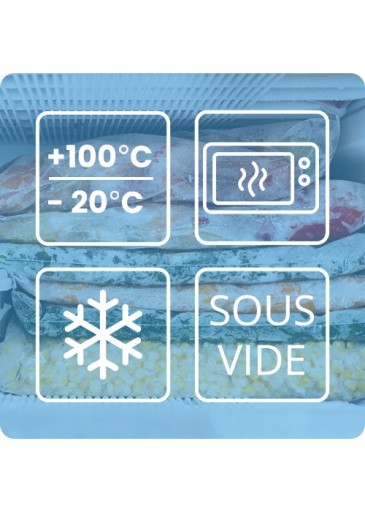 Пакеты для вакуумной упаковки пищевых продуктов 22х32см Bublaki 50 шт, с накаткой