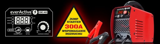 Автомобильное зарядное устройство для выпрямителя 12В/24В everActive CBC-40 начиная с 300А