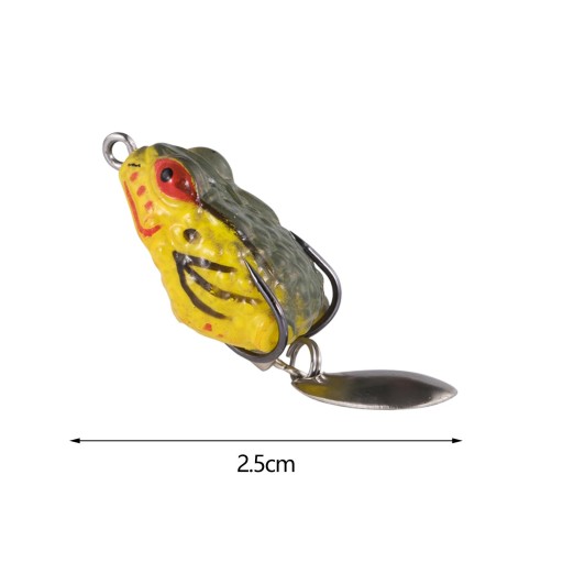 Sztuczna żaba przynęta o długości 2,5 cm przynęta typu Crankbait dla jeziora Style C