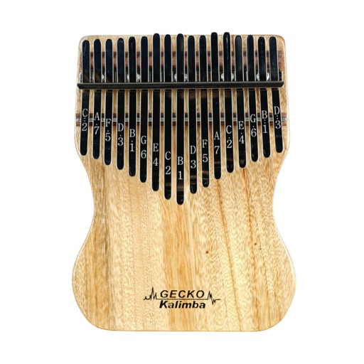Пианино GECKO с 17 клавишами Kalimba для большого пальца B Tune Camphor W