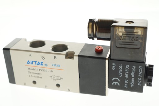 ЭЛЕКТРОМАГНИТНЫЙ КЛАПАН AIRTAC 4V310-10 BG 5/2 - 3/8- 24 В постоянного тока