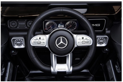 MERCEDES G63 АККУМУЛЯТОРНЫЙ АВТОМОБИЛЬНЫЙ КОЖАНЫЙ ПИЛОТ 12V7Ah КОЛЕСА EVA 4-ДВИГАТЕЛИ 4x4