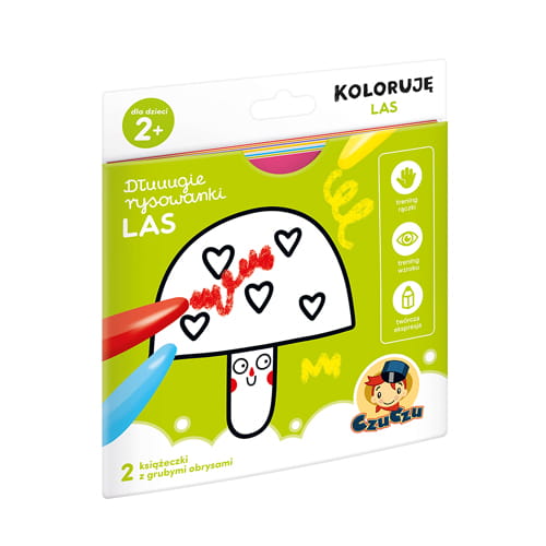 Czuczu Dłuuugie rysowanki Koloruję LAS 2+ Czu Czu