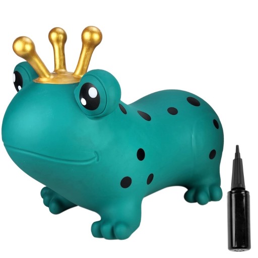 Детский резиновый джемпер FROG 55 см зеленый для катания на коньках