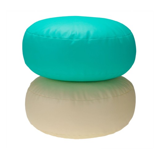 Круглый ROLLER PUF 50x18, ECO SKIN DROPS, COLOURS