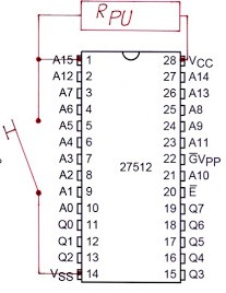 Commodore 128 C1128 U36 Function ROM GEOS SERVANT