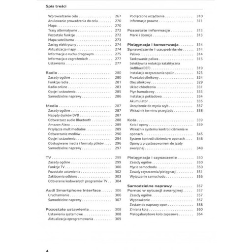 A8 A8 L S8 D5 od 2017 +Navi Instrukcja Obsługi
