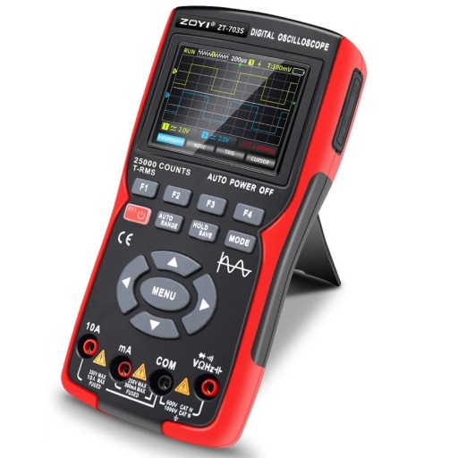 Мультиметр с осциллографом осциллограф 3в1 ZOYI ZT-703S 3,5'' 50Mhz