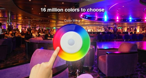 КОМПЛЕКТ КОНТРОЛЛЕРА СВЕТОДИОДОВ RGB ЧЕРНЫЙ С ПУЛЬТОМ РАДИО ДЛЯ RGB ЛЕНТ 216Вт 12В/24В