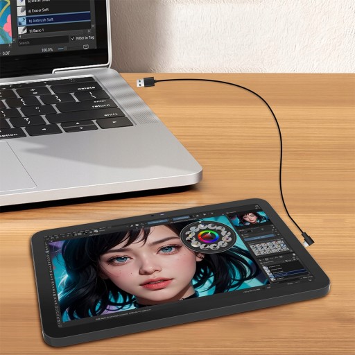 BOSTO BT-101C Szary Profesjonalny Tablet graficzny z piórem do komputera