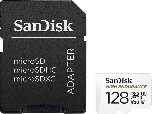 SANDISK 128 ГБ microSDXC ВЫСОКОЙ НАДЕЖНОСТИ ДЛЯ КАМЕР