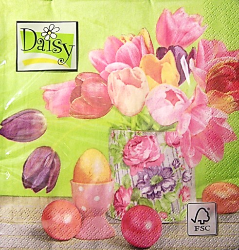 Салфетки пасхальные Daisy Company 33х33/20 шт w383