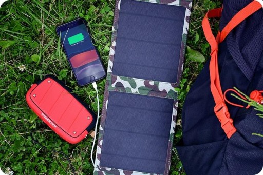 Mata Ładowarka Solarna Słoneczna Turystyczna 10W