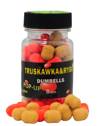 TRUSKAWKA RYBA POP-UP 2 kolory MCKARP 8mm