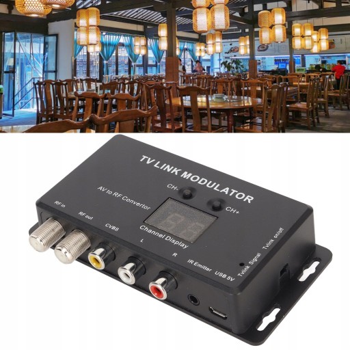 МОДУЛЯТОР UHF TV LINK КОНВЕРТЕР AV В RF TM70R