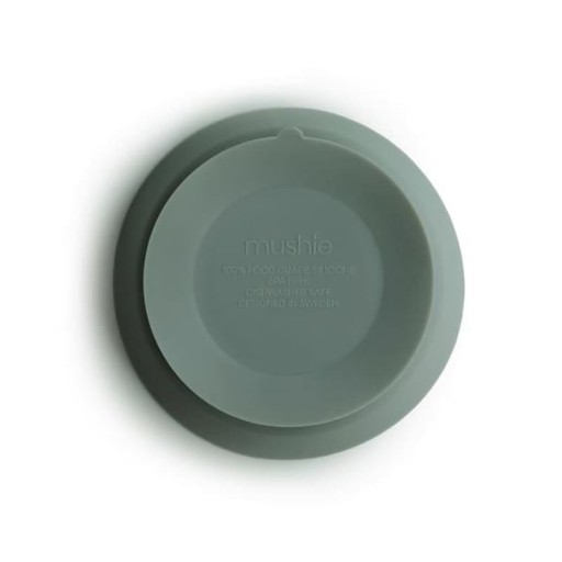 MUSHIE Miseczka silikonowa z przyssawką Mint Blue