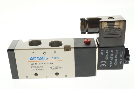 ЭЛЕКТРОМАГНИТНЫЙ КЛАПАН AIRTAC 4V310-10 BG 5/2 - 3/8- 24 В постоянного тока