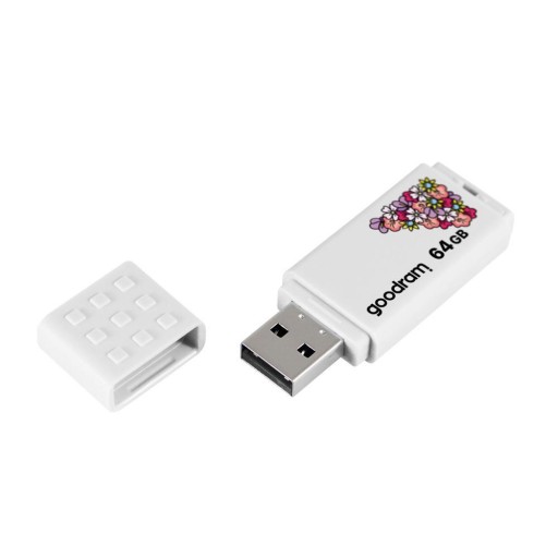 Флеш-накопитель GOODRAM UME2 64 ГБ USB 2.0 весенний белый