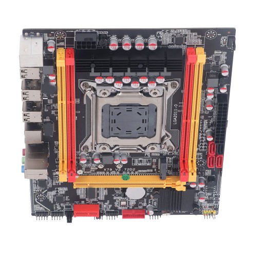 Материнская плата компьютера X79 V2 LGA2011 CPU 4 DDR3 USB2.0 SATA PCIE M.2 02