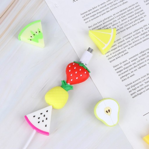 КРЫШКА КАБЕЛЯ КРЫШКА USB-кабеля Ананас Зарядное устройство