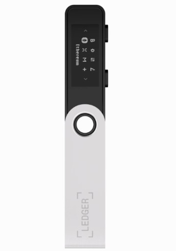 Кошелек Ledger NANO S PLUS криптовалюта BTC ETH DOGE SHIB Монета BTC