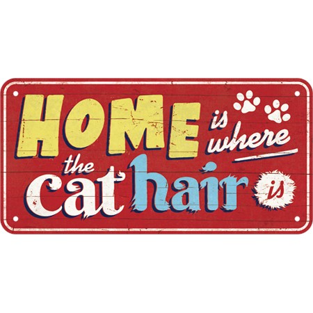 Zawieszka Home is Where CAT Hair Nostalgic 28058