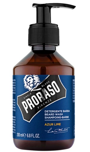 PRORASO AZUR Lime Beard Shampoo 200ml Шампунь для бороды