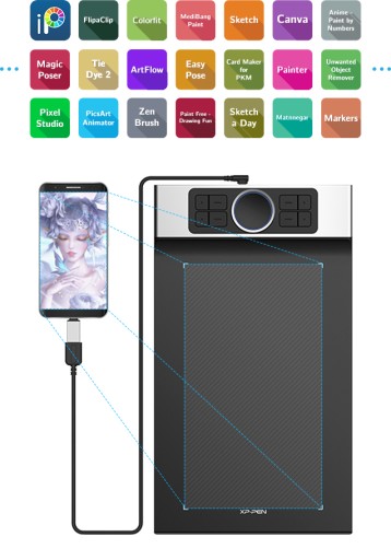 Графический планшет XPPen Deco Pro MW