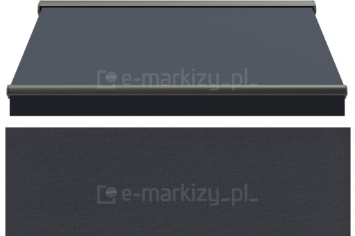АКЦИЯ - Террасная маркиза Palladio Selt 470x310см антрацитового цвета + МОТОР
