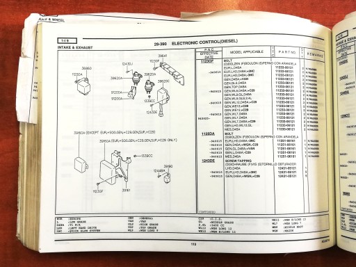 КАТАЛОГ ЗАПАСНЫХ ЧАСТЕЙ HYUNDAI H100 GEC4309703