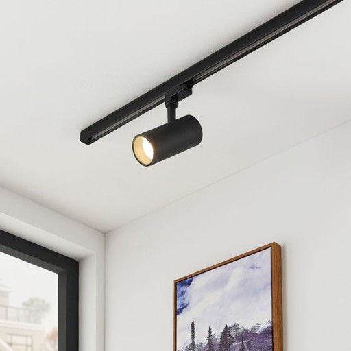 SZYNOPRZEWÓD SZYNA OŚWIETLENIOWA 3m 1F łatwy montaż reflektorów lamp czarna