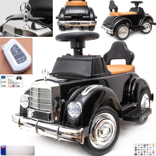РЕТРО АВТО АККУМУЛЯТОРНЫЙ АВТОМОБИЛЬ + USB + ДИСТАНЦИОННОЕ УПРАВЛЕНИЕ