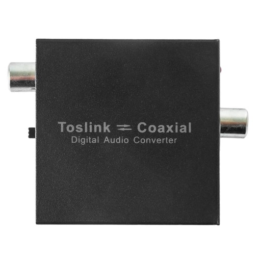 Двунаправленный оптический преобразователь Коаксиальный адаптер Toslink SPDiF 2x RCA