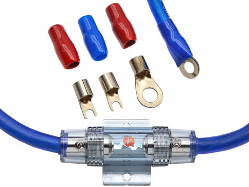 NECOM KABLE DO WZMACNIACZA BEZPIECZNIK 20 mm2