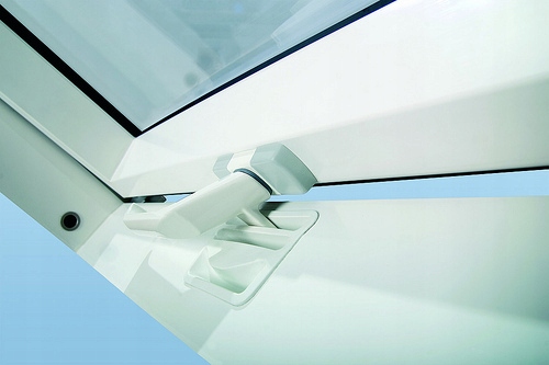 Okno dachowe 3 szybowe PVC OptiLight TLP U4 78x118 RAL 7022
