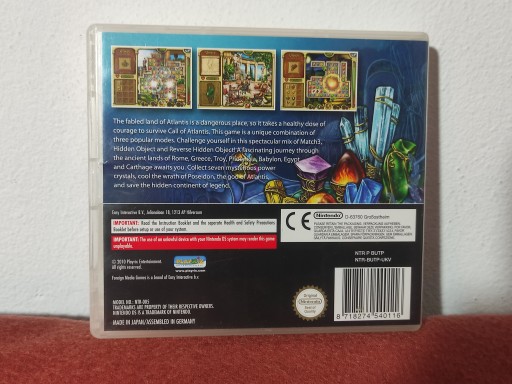 Уникальная игра «Зов Атлантиды» для Nintendo DS!