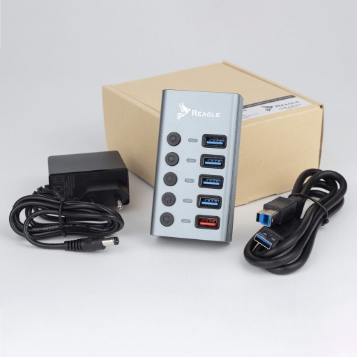USB 3.1 PRO HUB Active, 4 порта USB-A, блок питания 36 Вт