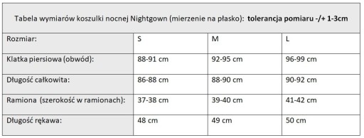 Jedwabna Koszula Nocna Halka KORONKA Piżama NPP L