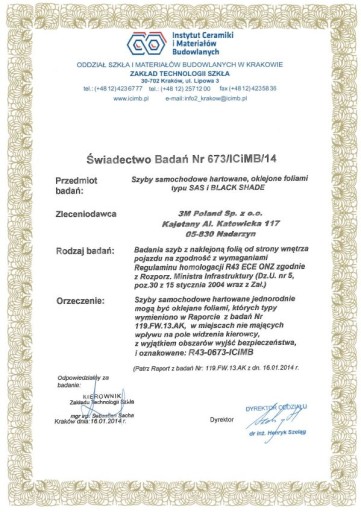 ПЛЕНКА ДЛЯ ТОНИРОВКИ ОКОН 3М НАБОР 0,5х3м BS05