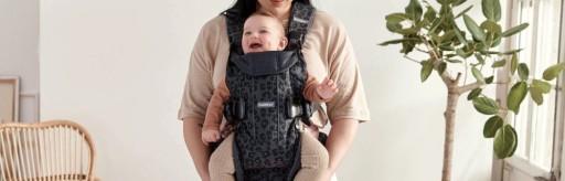 BABYBJORN ONE AIR CARRIER 3D MESH до 15 кг серый Леопардовые пятна
