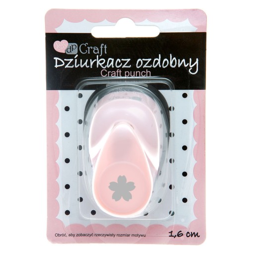 DZIURKACZ OZDOBNY KWIAT LOTOSU KWIATEK DO PAPIERU 1,6cm DpCraft