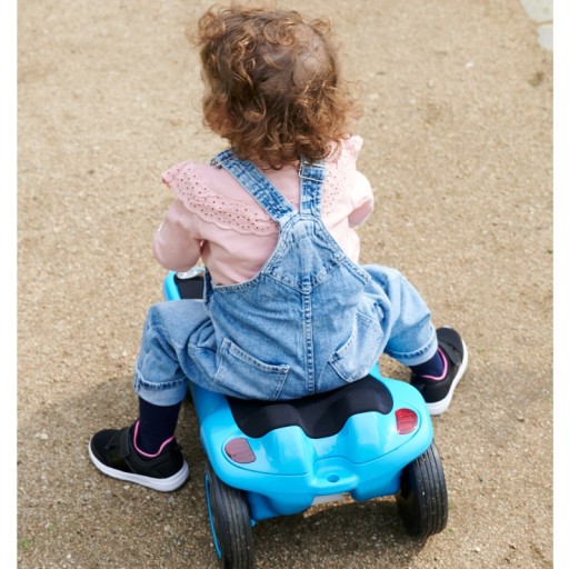BIG Ride-On Next Blue Bobby Car с звуковым сигналом и миром