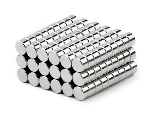 MAGNES NEODYMOWY SILNY WALCOWY 3X2 50 SZTUK