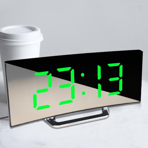 Zegar budzik Retoo czarny 17cm