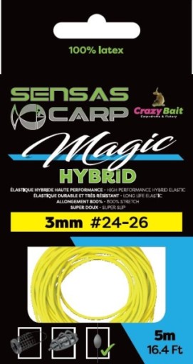 Sensas Guma Amortyzator Magic Hybrid 2,00mm 5m