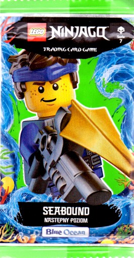 LEGO Ninjago Seabound Następny Poziom. Seria 7. Saszetka zawierająca 5 kart