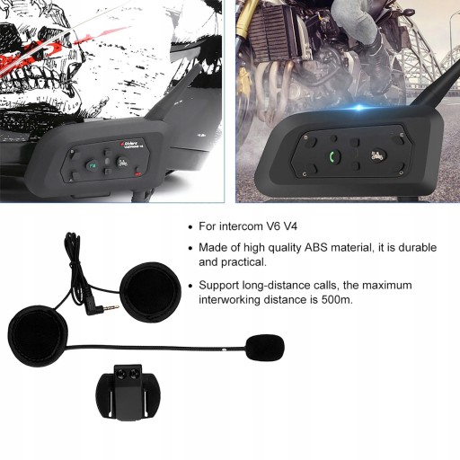 МИКРОФОН BLUETOOTH-ГАРНИТУРЫ ДЛЯ V6/V4