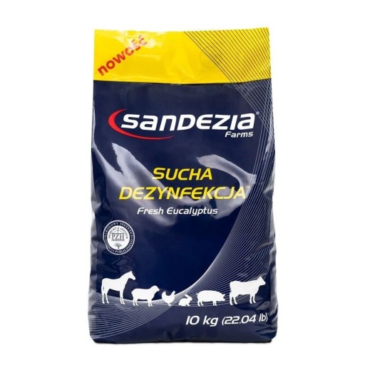 Сухое дезинфицирующее средство, 10 кг, SANDEZIA