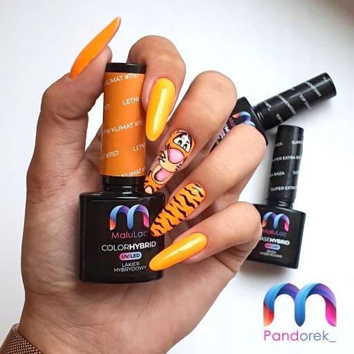 Zestaw neon do OMBRE MaluLac 3x lakier hybrydowy